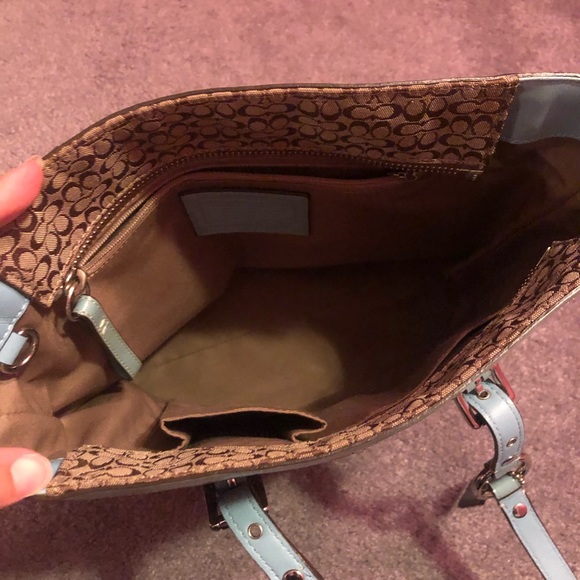 Coach Monogram Tote - Picture 2 of 2